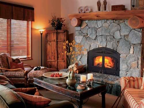 Heat-n-Glo Northstar wood burning fireplace