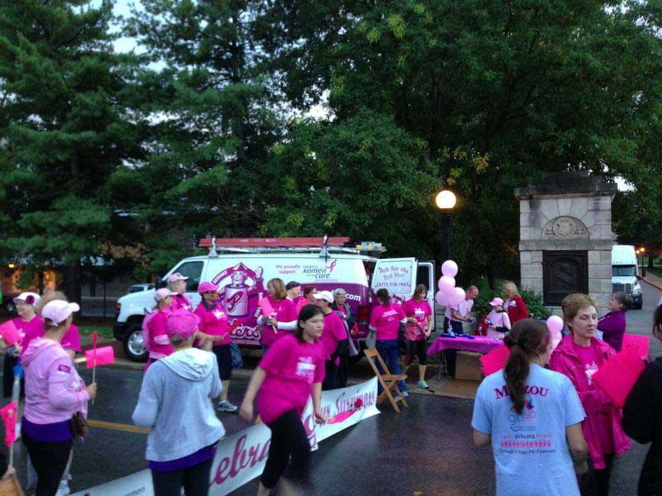 Peters supports Susan Komen Race for the Cure